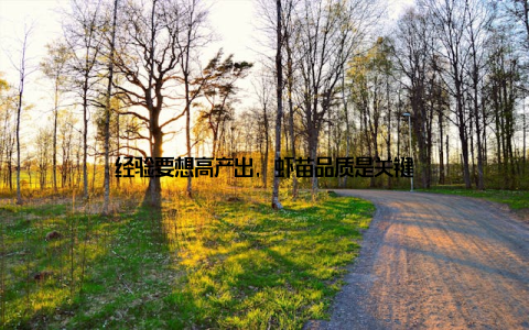 经验要想高产出, 虾苗品质是关键