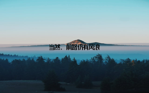 当然, 前路仍有风浪